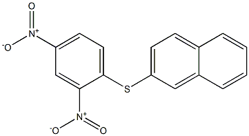 2-[(2,4-dinitrophenyl)sulfanyl]naphthalene 구조식 이미지