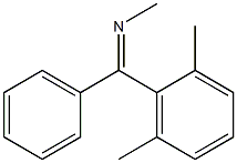N-[(2,6-dimethylphenyl)(phenyl)methylene]-N-methylamine 구조식 이미지