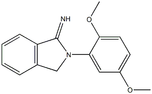 2-(2,5-dimethoxyphenyl)-1-isoindolinimine 구조식 이미지
