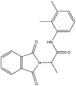 N-(2,3-dimethylphenyl)-2-(1,3-dioxo-1,3-dihydro-2H-isoindol-2-yl)propanamide Structure