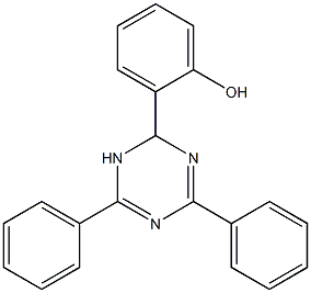 2-(4,6-diphenyl-1,2-dihydro-1,3,5-triazin-2-yl)phenol Structure
