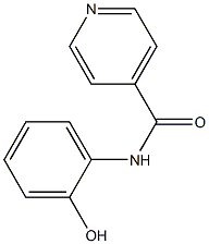 N-(2-hydroxyphenyl)isonicotinamide 구조식 이미지