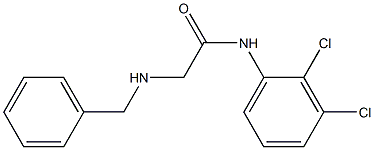 N-(2,3-dichlorophenyl)-2-[(phenylmethyl)amino]acetamide 구조식 이미지