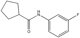 N-(3-fluorophenyl)cyclopentanecarboxamide 구조식 이미지