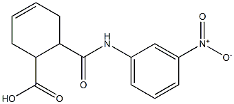 6-({3-nitroanilino}carbonyl)-3-cyclohexene-1-carboxylic acid 구조식 이미지