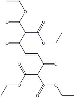 tetraethyl 2,5-dioxo-3-hexene-1,1,6,6-tetracarboxylate 구조식 이미지