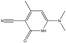 6-(dimethylamino)-4-methyl-2-oxo-1,2-dihydro-3-pyridinecarbonitrile 구조식 이미지