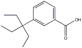 3-(1,1-diethylpropyl)benzoic acid 구조식 이미지