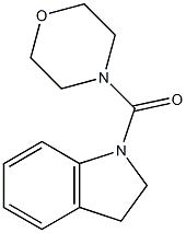 1-(4-morpholinylcarbonyl)indoline Structure