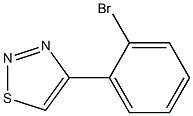 4-(2-bromophenyl)-1,2,3-thiadiazole 구조식 이미지