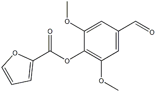 4-formyl-2,6-dimethoxyphenyl 2-furoate Structure