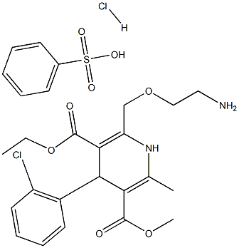 Amlodipine Hydrochloride Structure