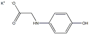 L-(p-Hydroxylphenyl)glycine,potassium salt 구조식 이미지