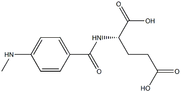 p-Methylaminobenzoylglutamic acid Structure