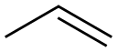 Propene, high purity Structure