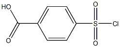 p-Carboxybenzenesulfonyl chloride Structure