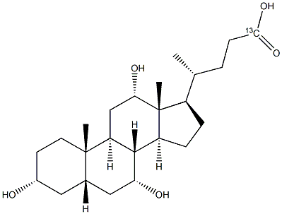 Cholic-24-13C  acid Structure