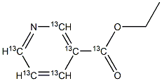 Ethyl  nicotinate-13C6 Structure