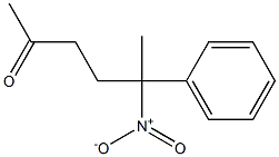 5-Nitro-5-phenyl-hexan-2-one Structure
