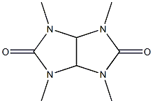 1,3,4,6-tetramethyltetrahydroimidazo[4,5-d]imidazole-2,5(1H,3H)-dione Structure