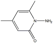 1-amino-4,6-dimethyl-2(1H)-pyridinone 구조식 이미지