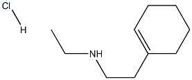 2-(1-cyclohexen-1-yl)-N-ethyl-1-ethanamine hydrochloride Structure