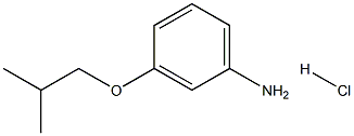 3-isobutoxyaniline hydrochloride 구조식 이미지