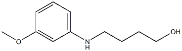 4-(3-methoxyanilino)-1-butanol 구조식 이미지