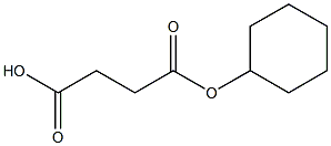 4-(cyclohexyloxy)-4-oxobutanoic acid 구조식 이미지