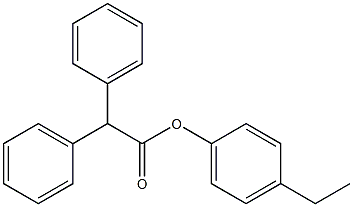 4-ethylphenyl 2,2-diphenylacetate 구조식 이미지