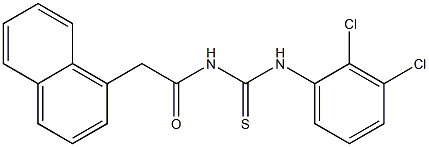 N-(2,3-dichlorophenyl)-N'-[2-(1-naphthyl)acetyl]thiourea Structure