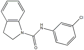 N-(3-chlorophenyl)-1-indolinecarboxamide Structure