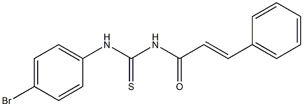 N-(4-bromophenyl)-N'-[(E)-3-phenyl-2-propenoyl]thiourea Structure