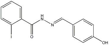 N'-[(E)-(4-hydroxyphenyl)methylidene]-2-iodobenzohydrazide Structure