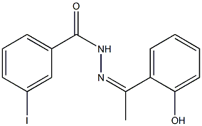 N'-[(Z)-1-(2-hydroxyphenyl)ethylidene]-3-iodobenzohydrazide Structure