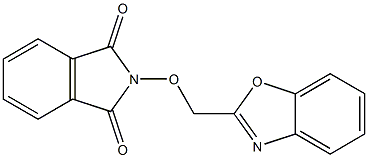 2-(1,3-benzoxazol-2-ylmethoxy)-1H-isoindole-1,3(2H)-dione 구조식 이미지