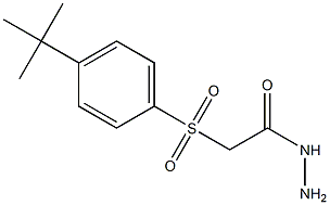 2-{[4-(tert-butyl)phenyl]sulfonyl}acetohydrazide 구조식 이미지
