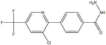 4-[3-chloro-5-(trifluoromethyl)-2-pyridinyl]benzenecarbohydrazide 구조식 이미지