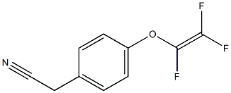 Benzeneacetonitrile,4-[(1,2,2-trifluoroethenyl)oxy]- Structure