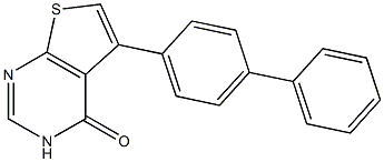 5-(4-Phenyl-phenyl)thieno[2,3-d]pyrimidin-4(3H)-one ,97% 구조식 이미지