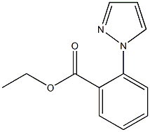 Ethyl 2-(1H-pyrazol-1-yl)benzoate ,96% Structure