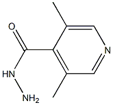 3,5-Dimethylisonicotinic acid hydrazide Structure