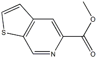 Thieno[2,3-c]pyridine-5-carboxylic acid methyl ester 구조식 이미지