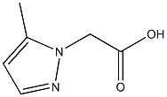 (5-methyl-1H-pyrazol-1-yl)acetic acid Structure