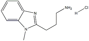 3-(1-methyl-1H-benzimidazol-2-yl)propan-1-amine hydrochloride Structure