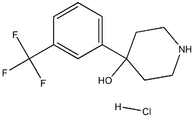 4-[3-(trifluoromethyl)phenyl]piperidin-4-ol hydrochloride 구조식 이미지