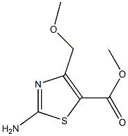 methyl 2-amino-4-(methoxymethyl)-1,3-thiazole-5-carboxylate Structure