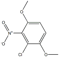 6-Chloro-2,5-dimethoxy-1-nitrobenzene 구조식 이미지