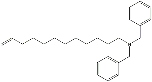 (11-Dodecenyl)dibenzylamine Structure