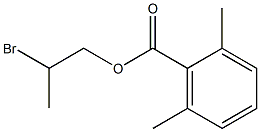 2,6-Dimethylbenzenecarboxylic acid 2-bromopropyl ester 구조식 이미지
